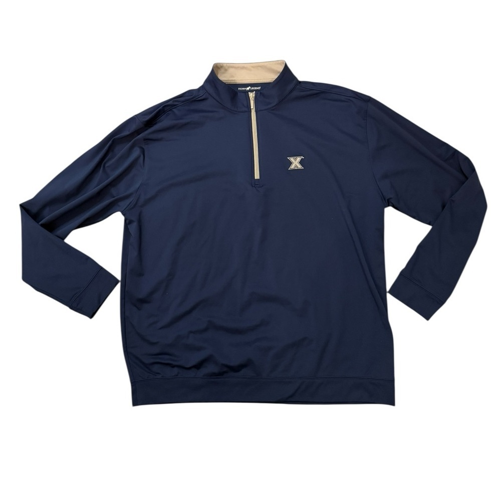 Xavier University Men’s Horn Legend 1/4 Zip Pullover Performance Luxury